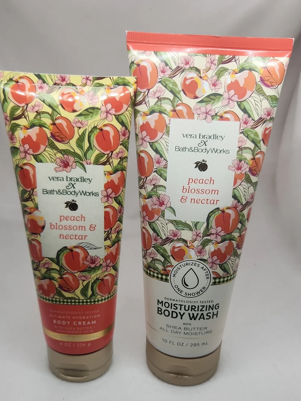 Vera Bradley & Bath & Body Works Peach Blossom & Nectar Moisturizing Body Set